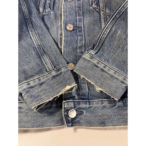 Edwin Jean Jacket (Clinton) Women's Sz S Epic Blue Cowgirl Western NWT - Picture 5 of 12